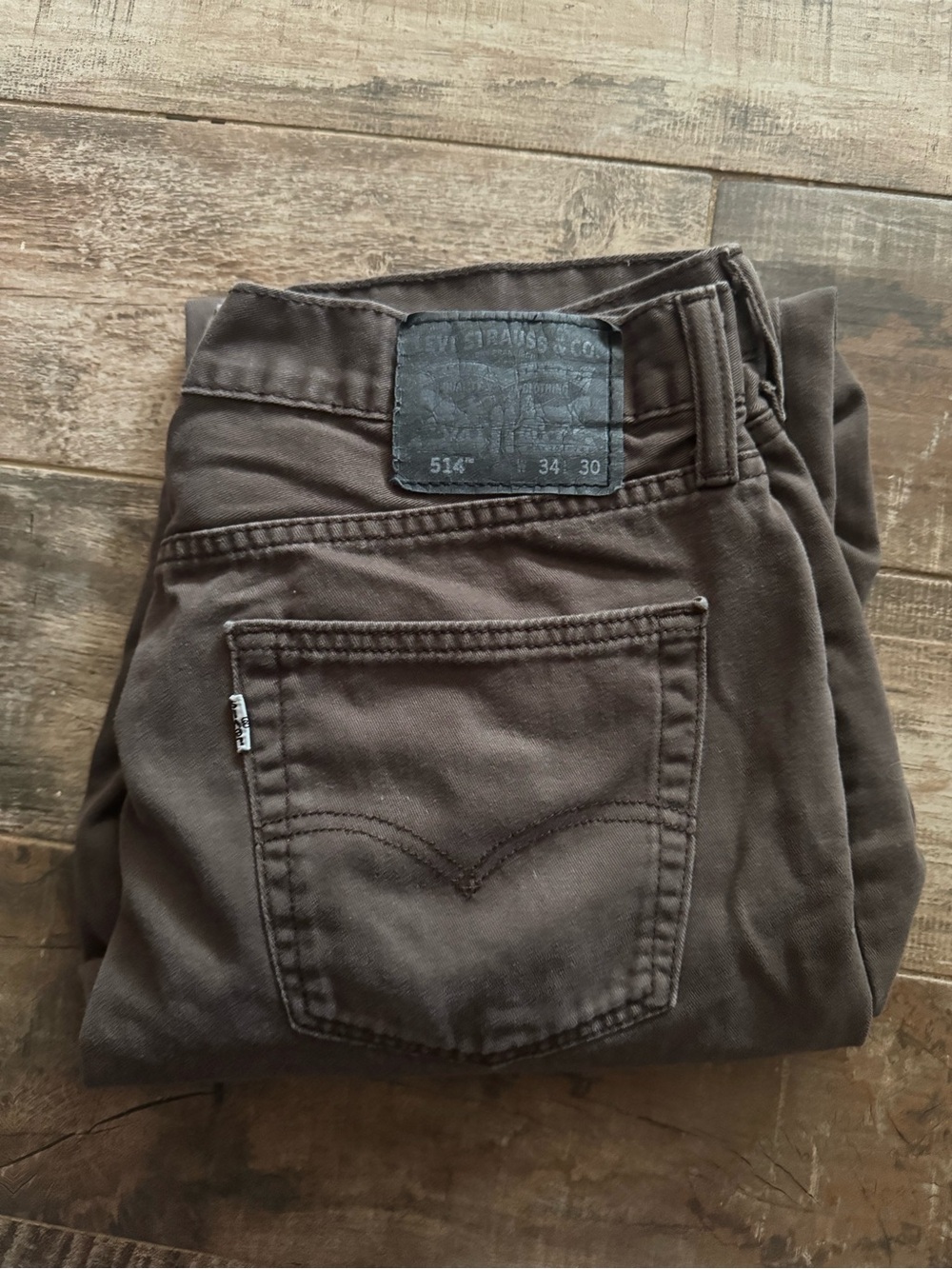 Levi's Men Straight Jeans - Chocolate Brown